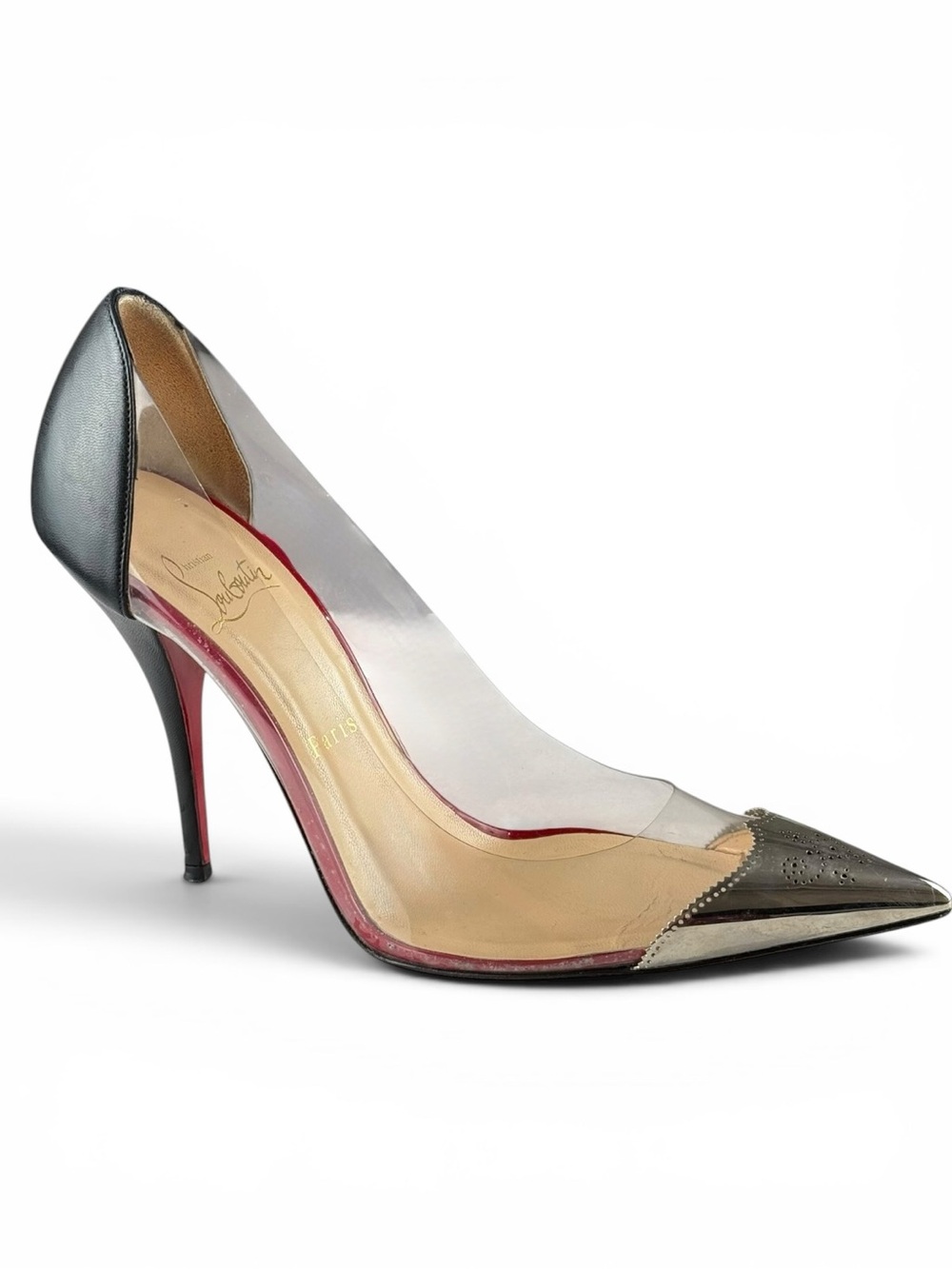 Christian Louboutin transparent PVC pointed-toe pumps - Picture 14 of 15
